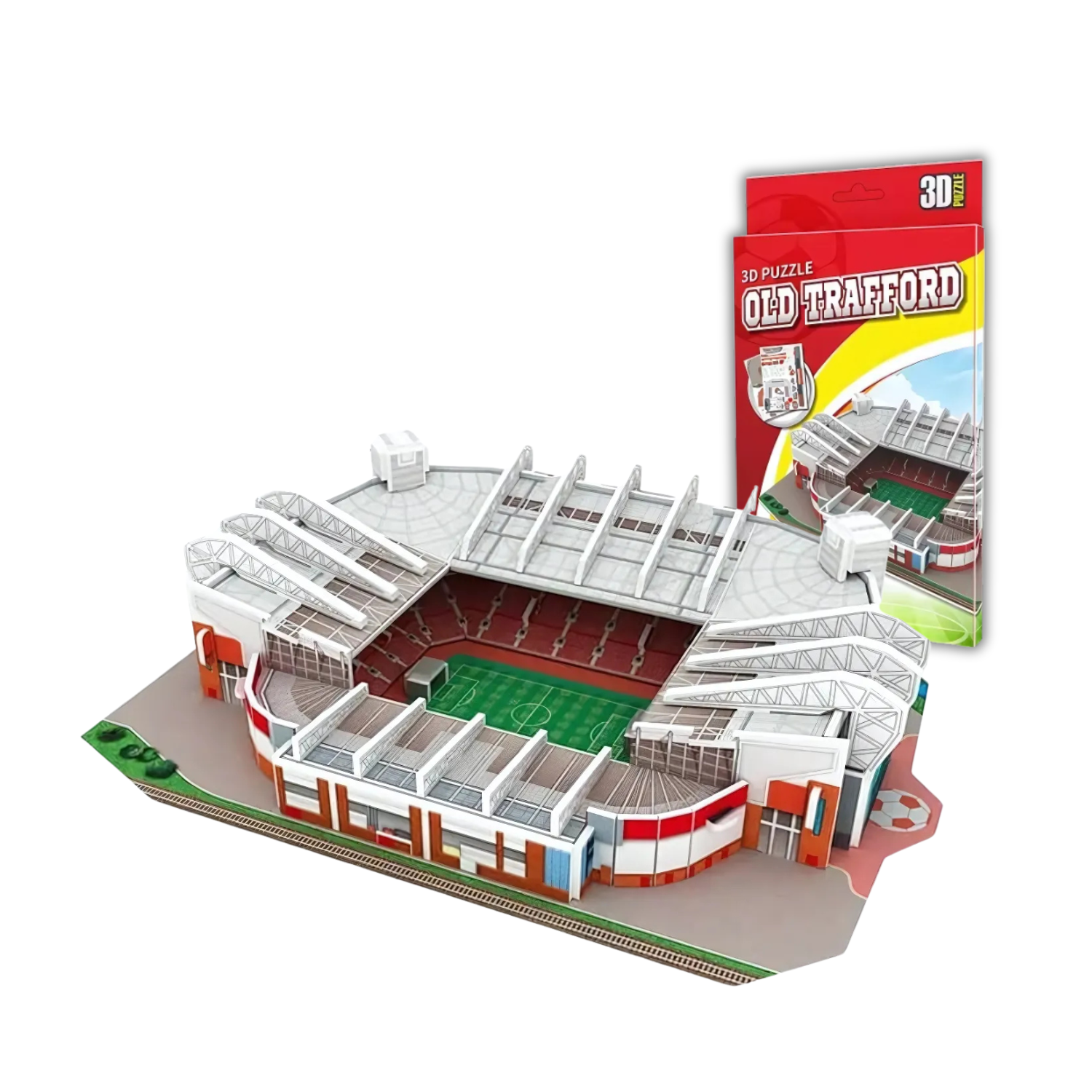 Puzzle 3D - Mini Stadion Piłkarski - Manchester United - Old Trafford