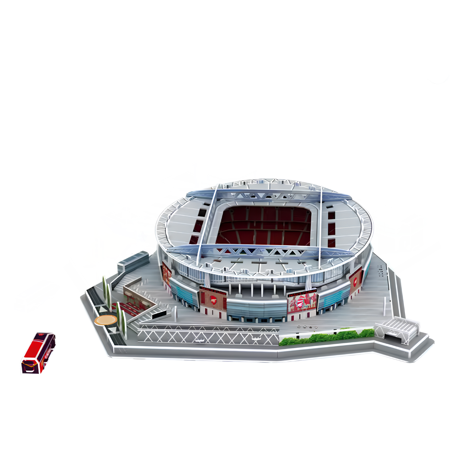 Puzzle 3D - Stadion Piłkarski - Arsenal FC - Emirates Stadium