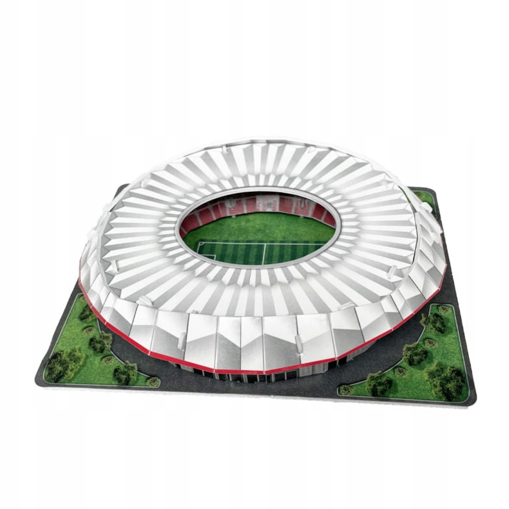 Puzzle 3D - Mini Stadion Piłkarski - Atletico Madryt - Wanda Metrapolitano