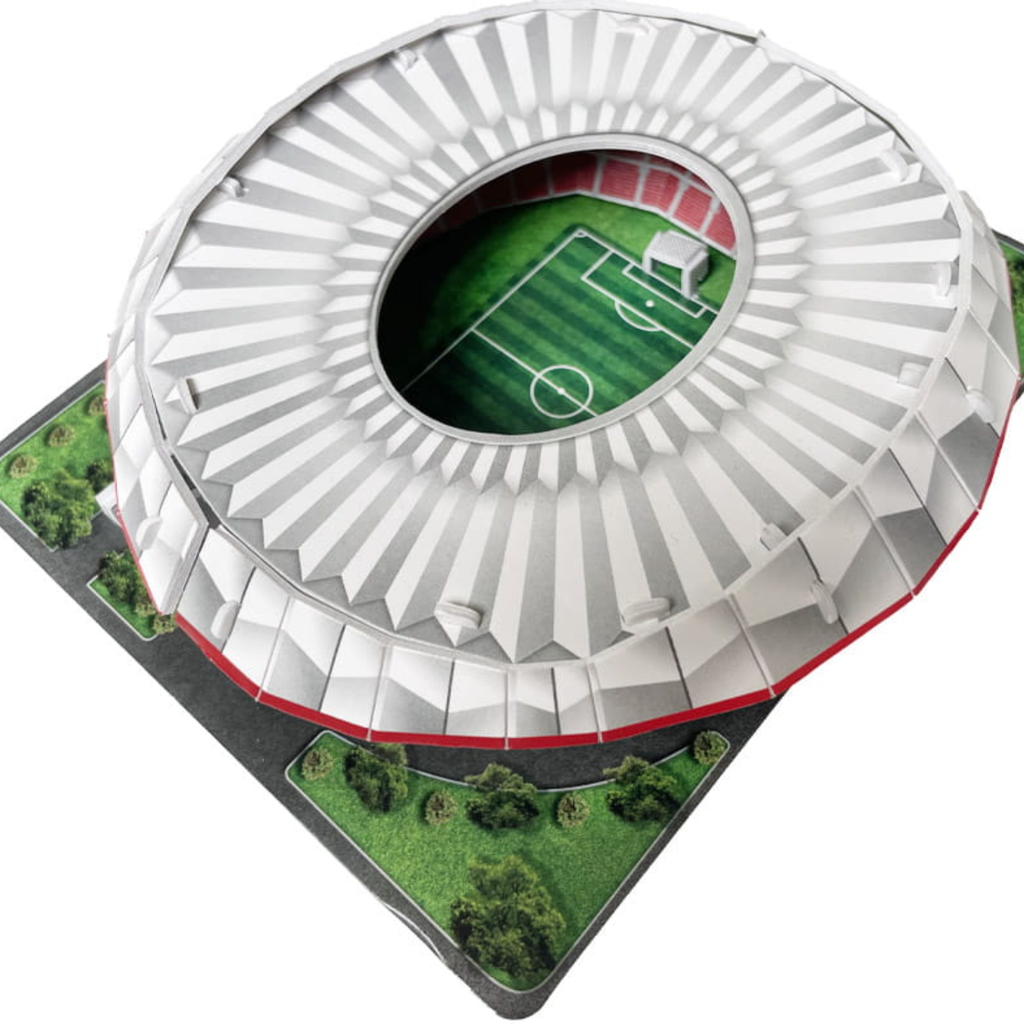 Puzzle 3D - Mini Stadion Piłkarski - Atletico Madryt - Wanda Metrapolitano