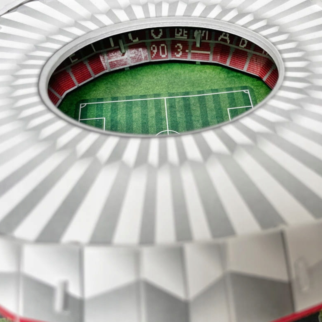 Puzzle 3D - Mini Stadion Piłkarski - Atletico Madryt - Wanda Metrapolitano