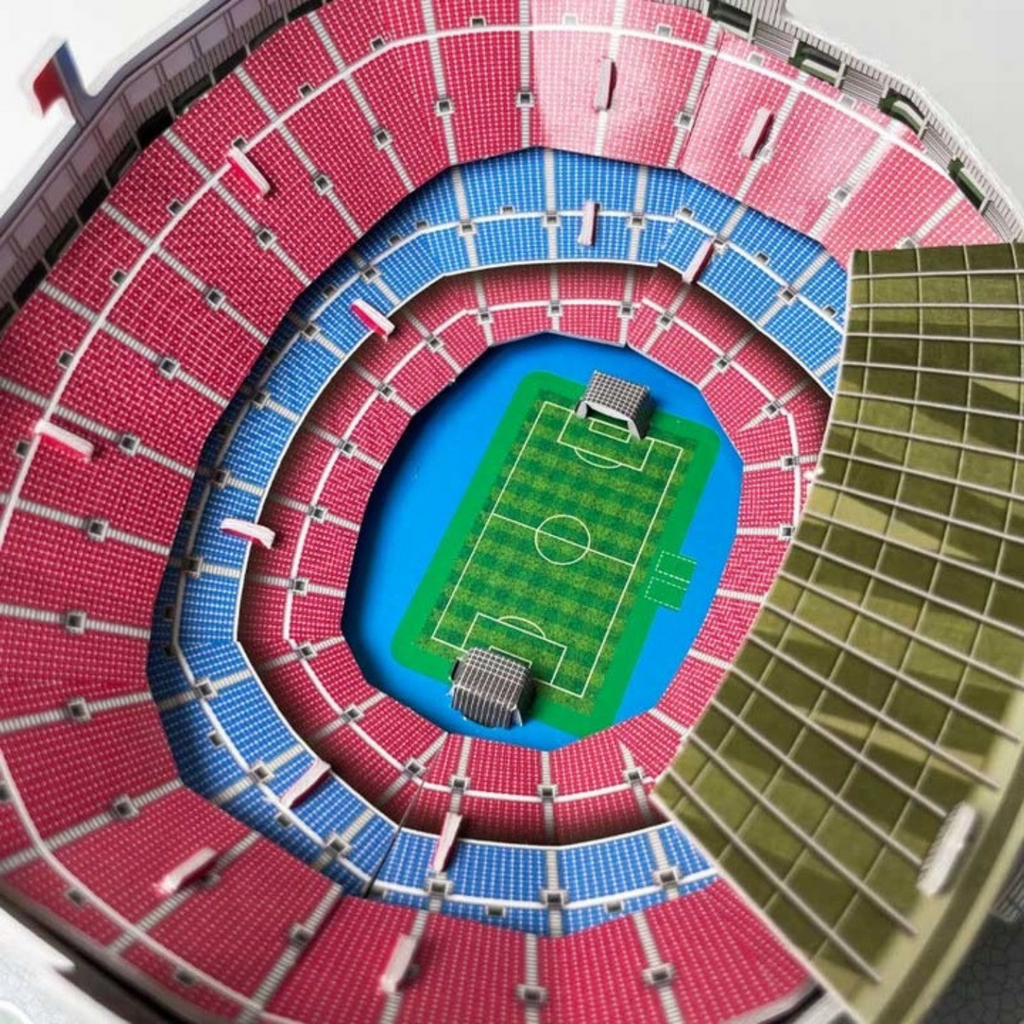 Puzzle 3D - Mini Stadion Piłkarski - FC Barcelona - Camp Nou