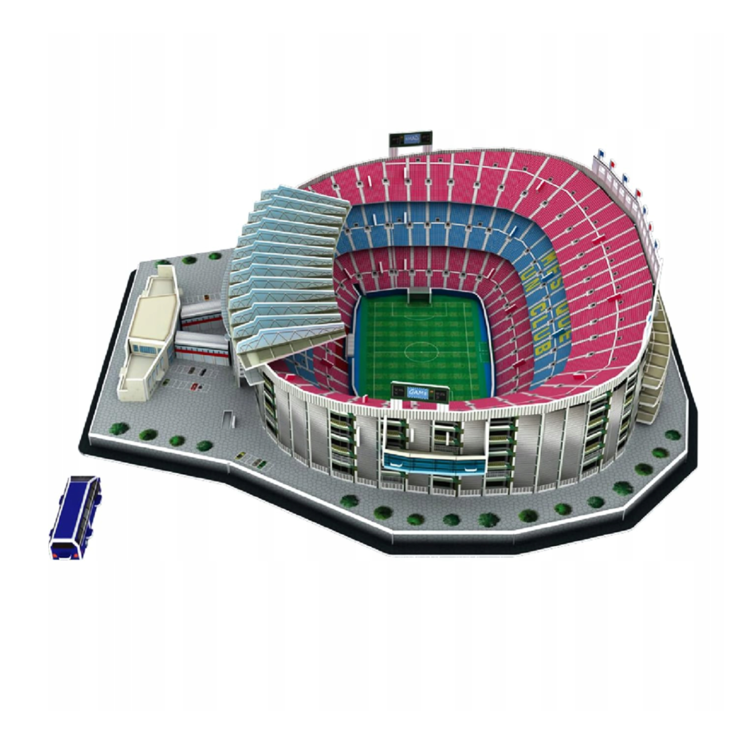 Puzzle 3D - Stadion Piłkarski - FC Barcelona - Camp Nou