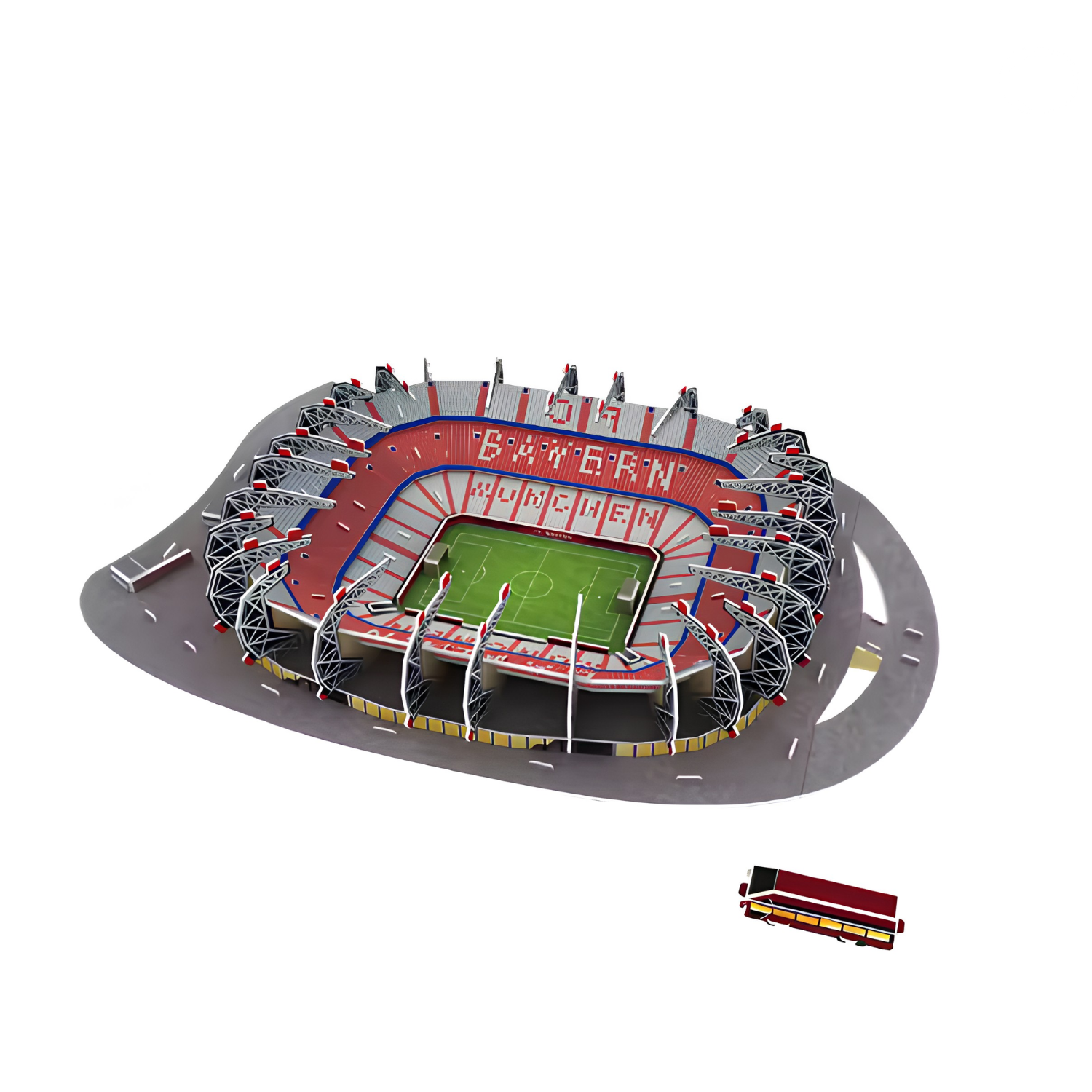 Puzzle 3D - Stadion Piłkarski - Bayern Monachium - Allianz Arena