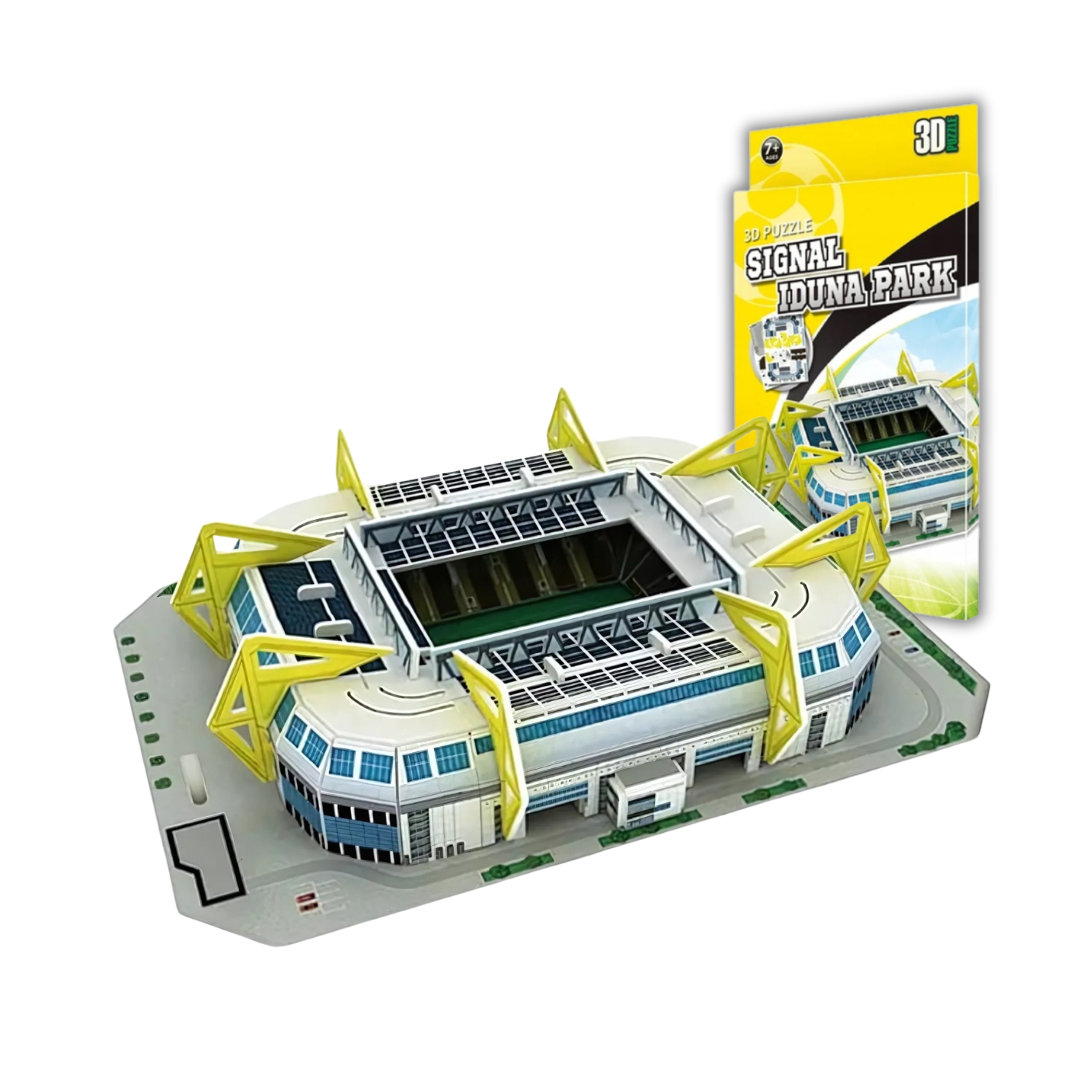 Puzzle 3D - Mini Stadion Piłkarski - Borussia Dortmund - Signal Iduna Park