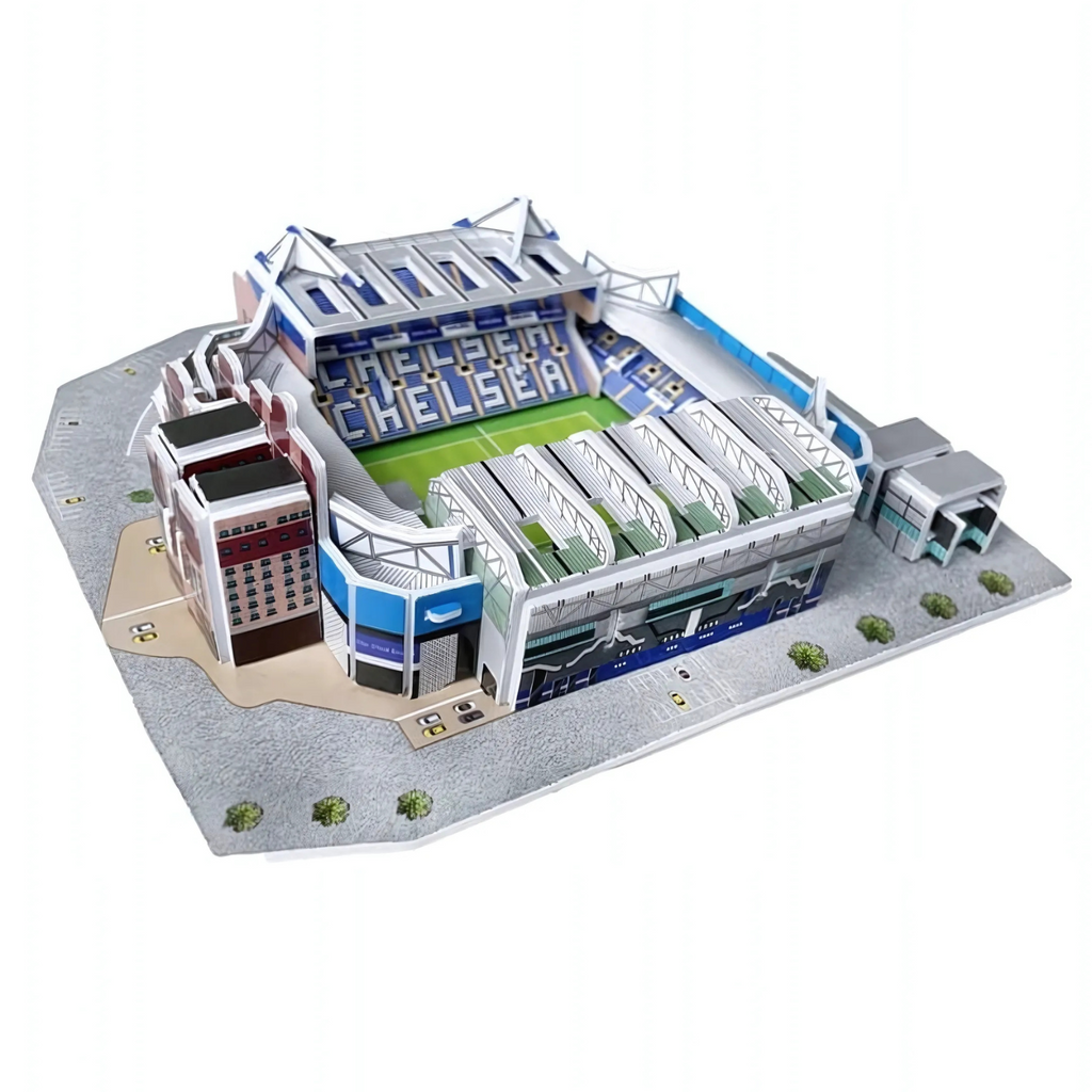 Puzzle 3D - Mini Stadion Piłkarski - Chelsea FC - Stamford Bridge Stadium