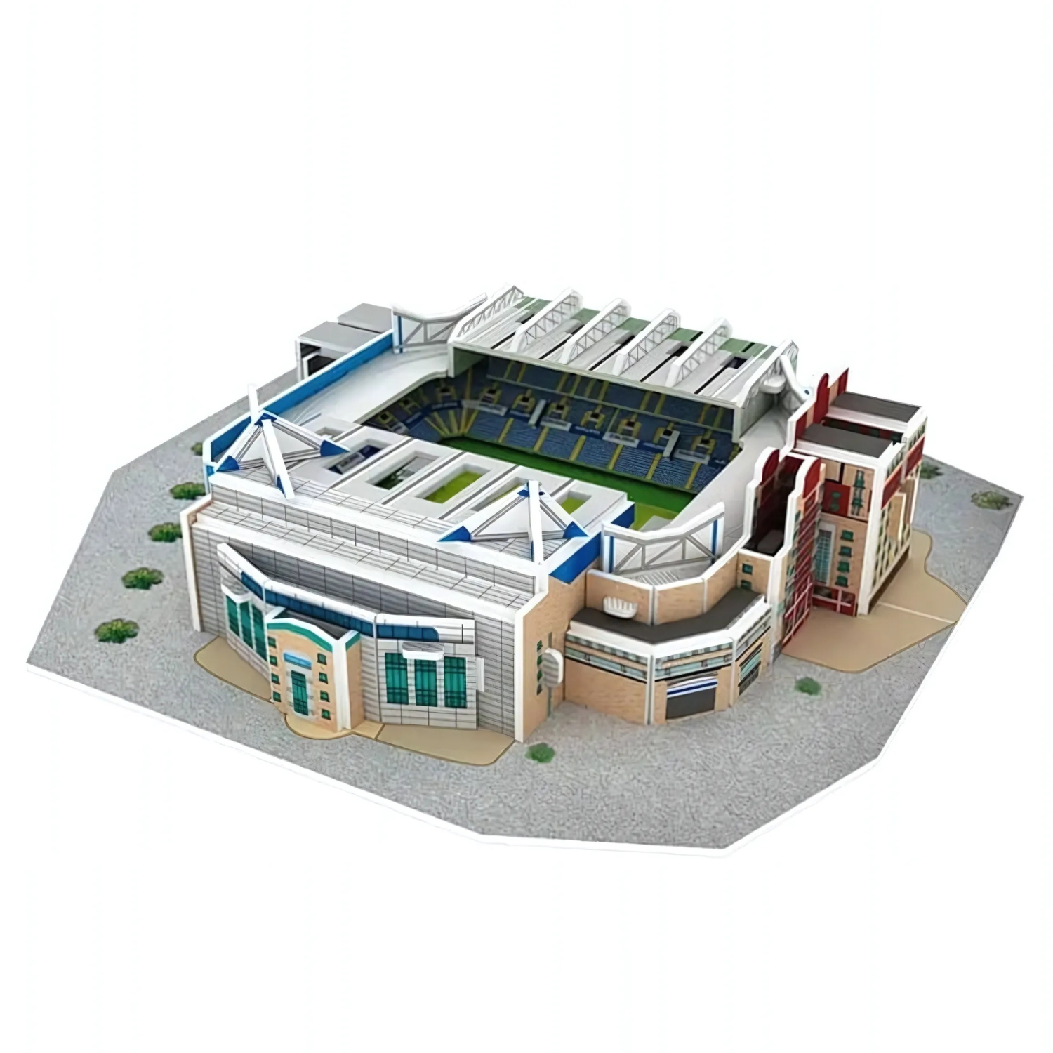 Puzzle 3D - Mini Stadion Piłkarski - Chelsea FC - Stamford Bridge Stadium