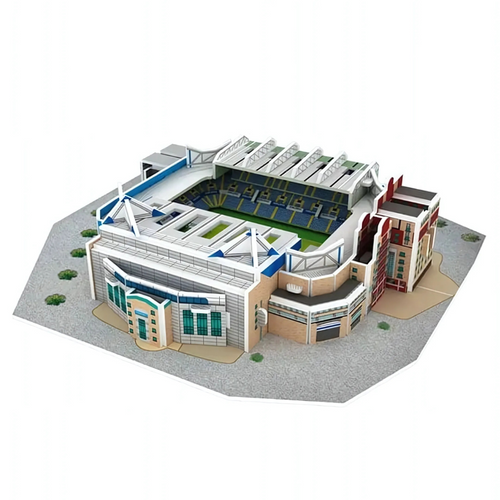 Puzzle 3D - Mini Stadion Piłkarski - Chelsea FC - Stamford Bridge Stadium