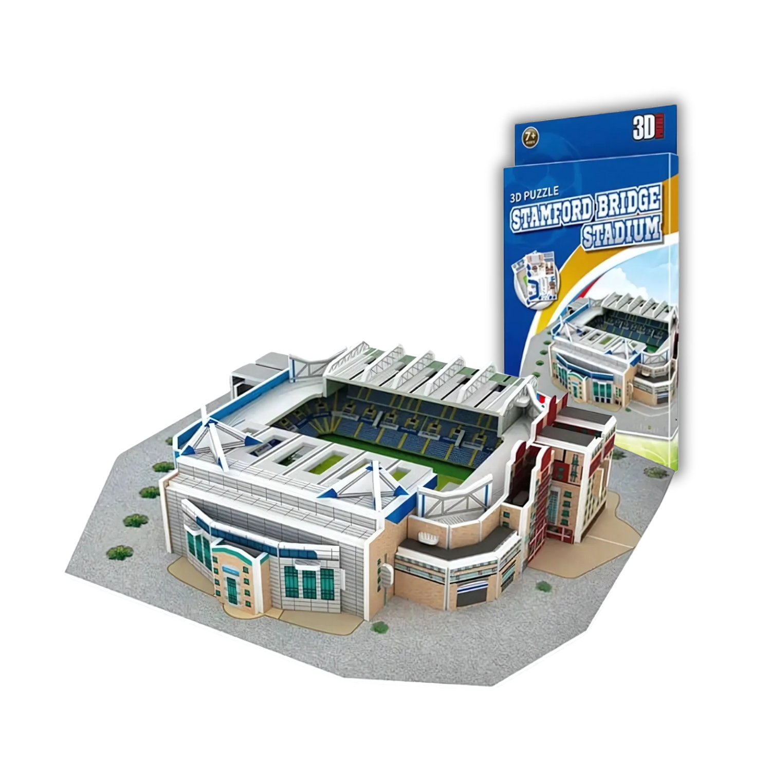 Puzzle 3D - Mini Stadion Piłkarski - Chelsea FC - Stamford Bridge Stadium