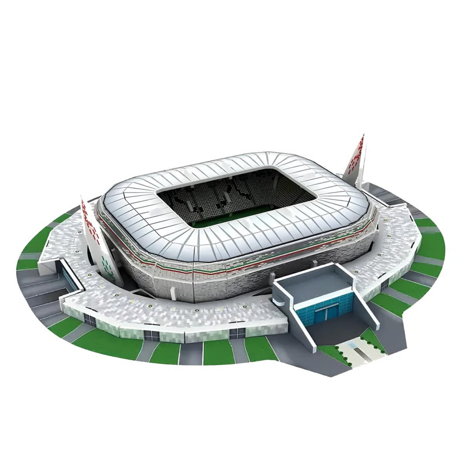Puzzle 3D - Mini Stadion Piłkarski - Juventus - Allianz Stadium