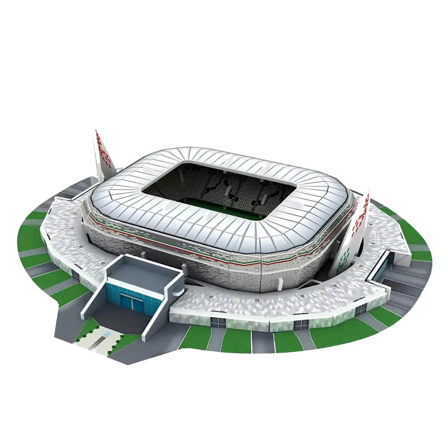 Puzzle 3D - Mini Stadion Piłkarski - Juventus - Allianz Stadium