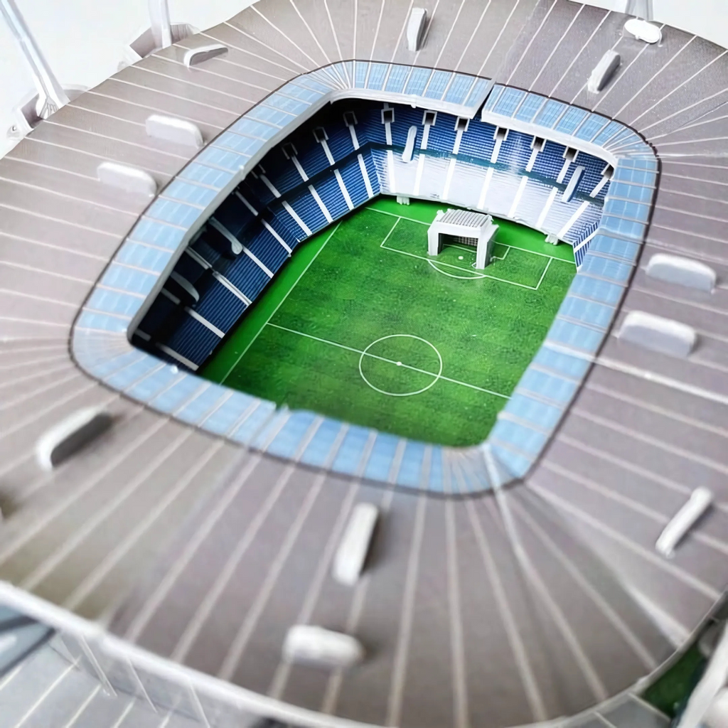 Puzzle 3D - Mini Stadion Piłkarski - Manchester City - Etihad Stadium