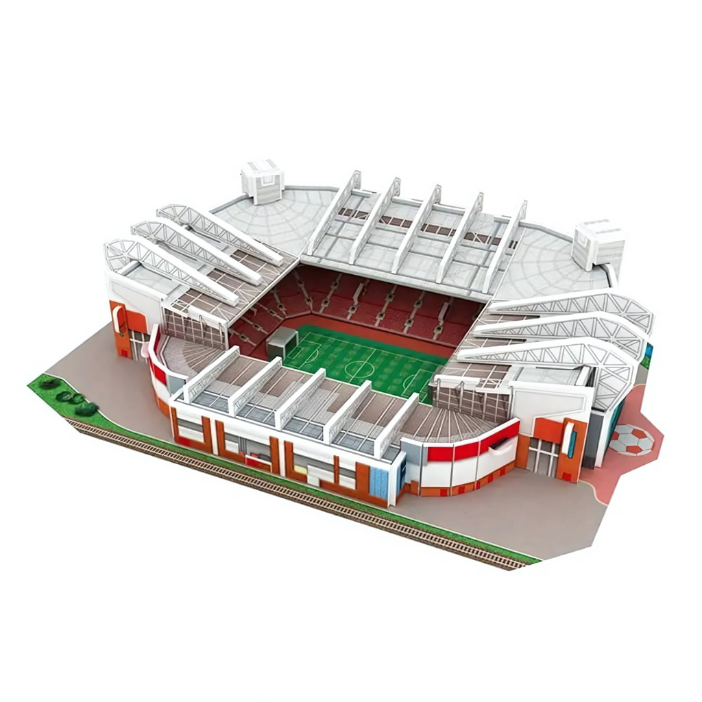 Puzzle 3D - Mini Stadion Piłkarski - Manchester United - Old Trafford