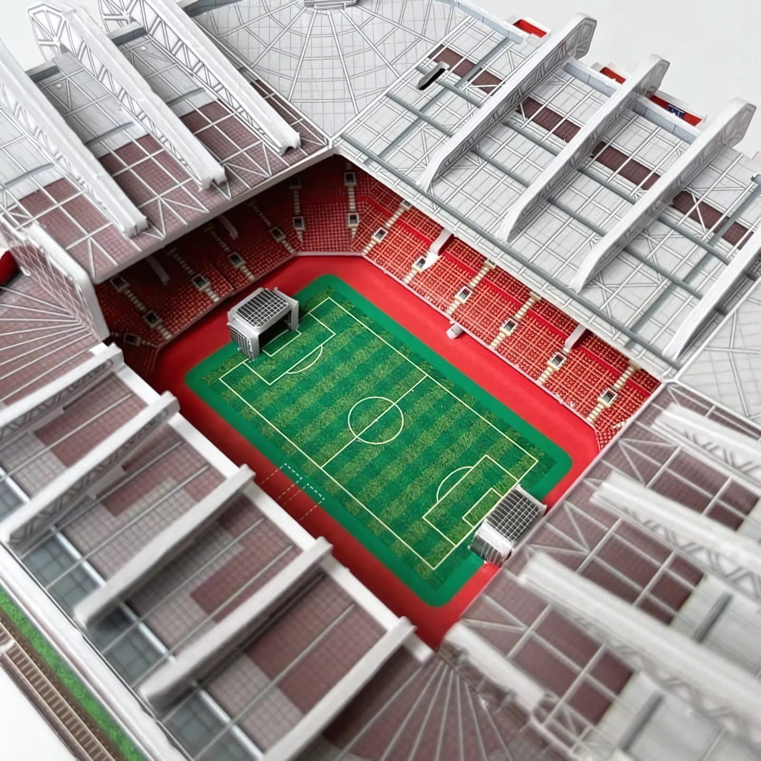 Puzzle 3D - Mini Stadion Piłkarski - Manchester United - Old Trafford