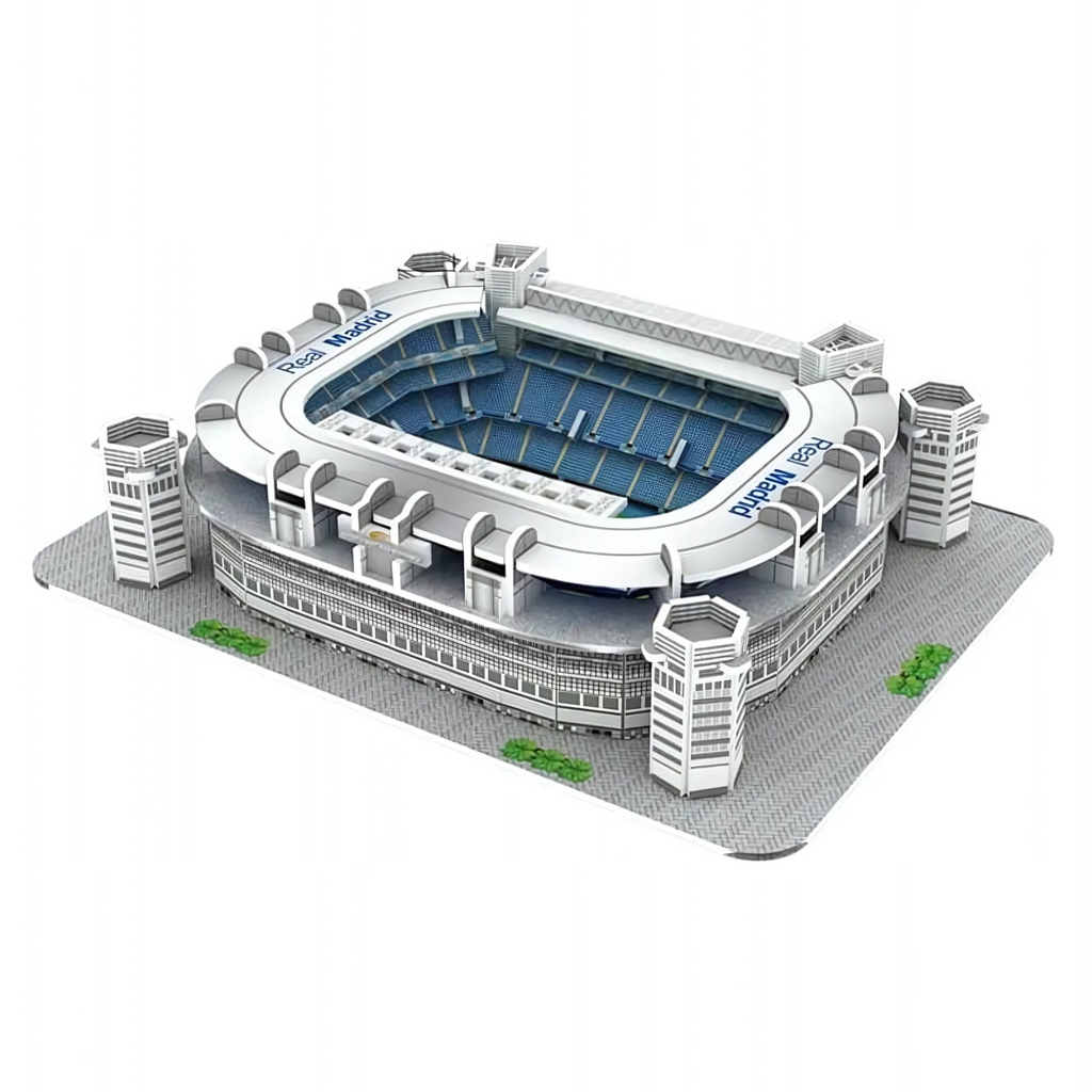 Puzzle 3D - Mini Stadion Piłkarski - Real Madryt - Santiago Bernabeu